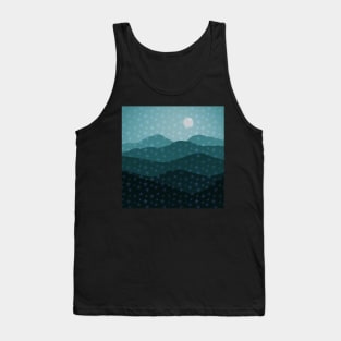 Green Mountain Starry Majesty Abstract Tank Top